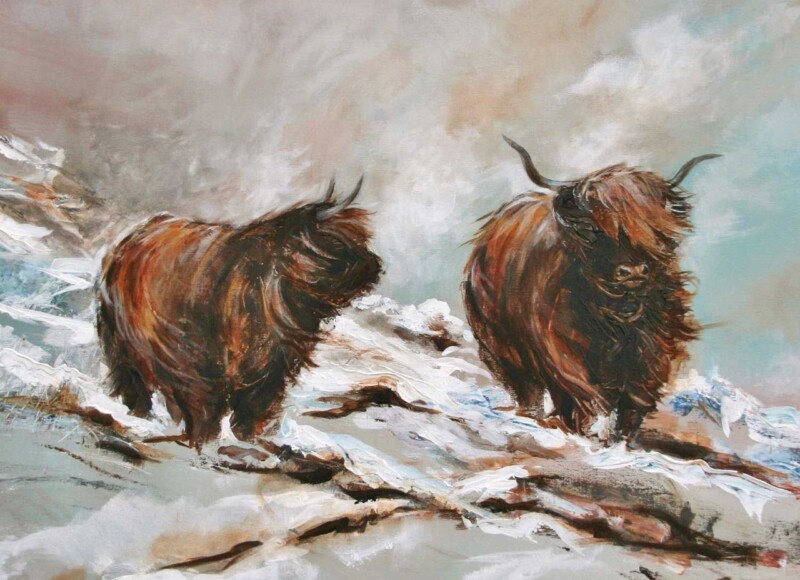 Image of Enjoying the January Snows by Hillary Barker